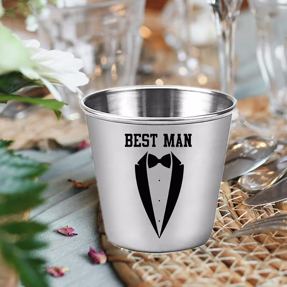 Men'S Grooming Gifts - Custom Groomsman Shot Glass Set Best