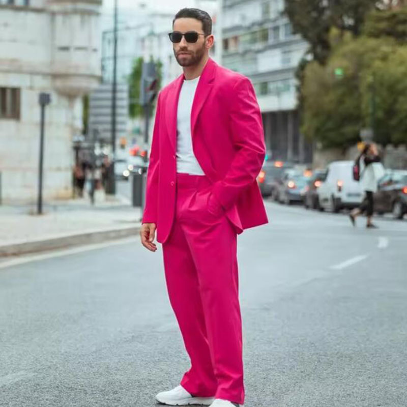 Men'S Grooming Daily - Latest Design Fuchsia Men Suits 2