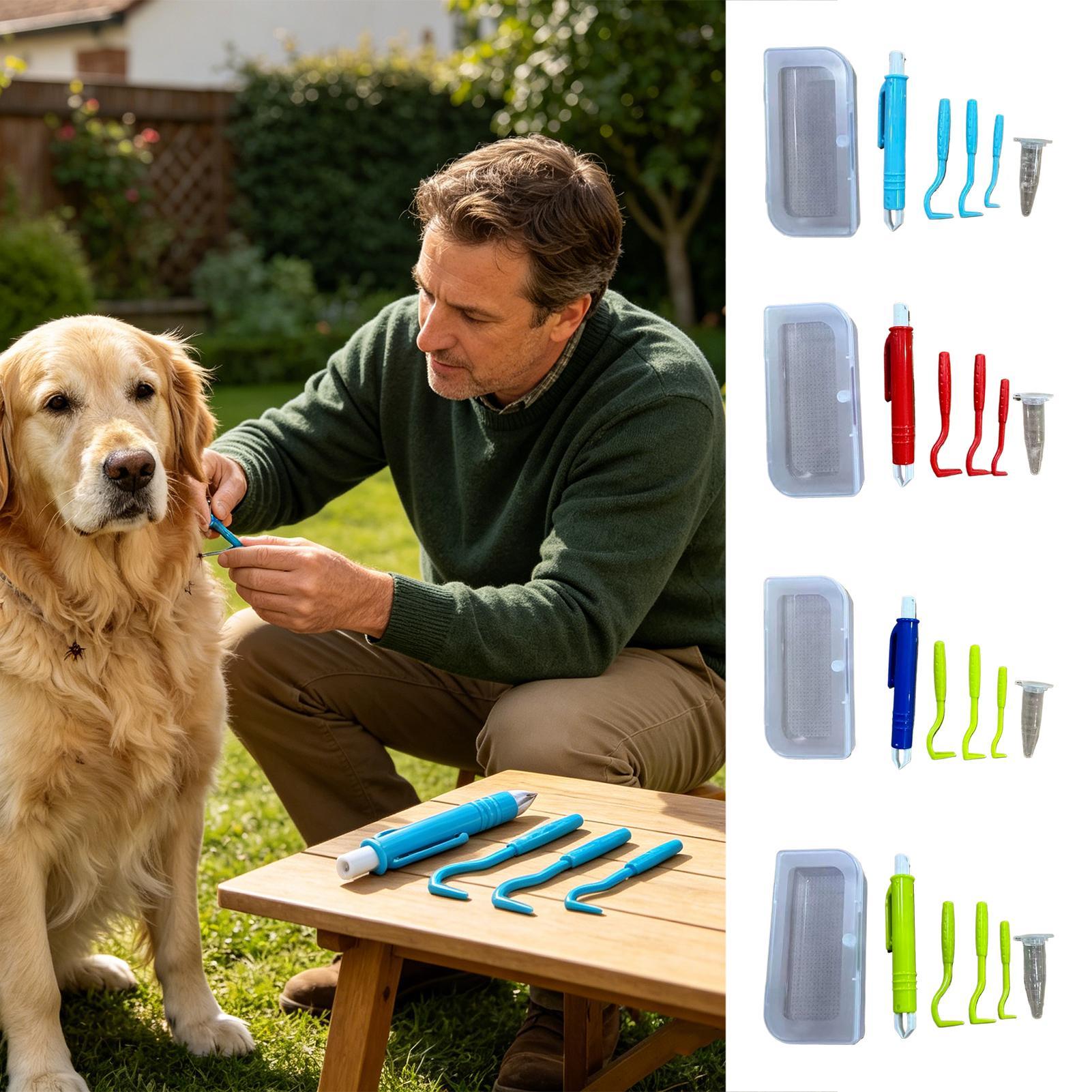 Men'S Grooming Guide - Pet Tick Remover Tweezers Set Portable