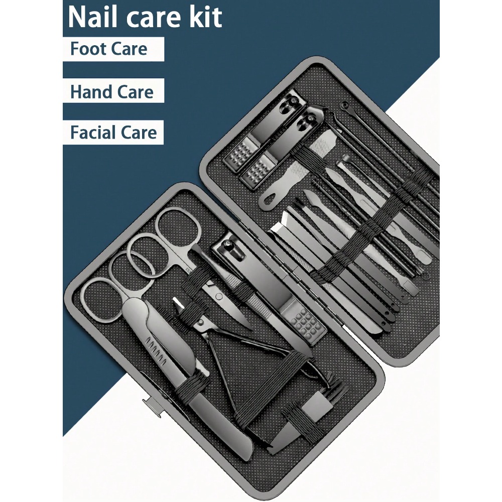 Men'S Grooming Gifts - Manicure Set, Stainless Steel Professional Nail