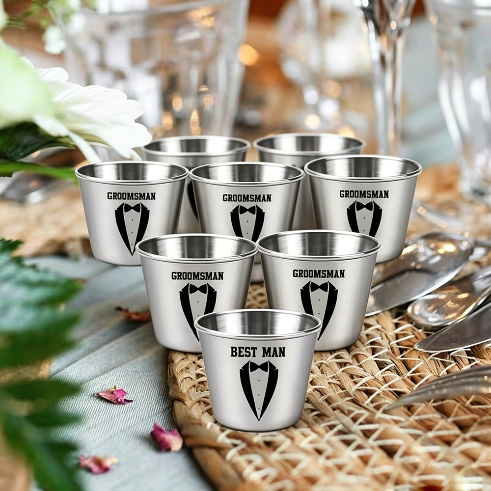 Custom Groomsman Shot Glass Se – Men'S Grooming Gifts Bewertung und Preis