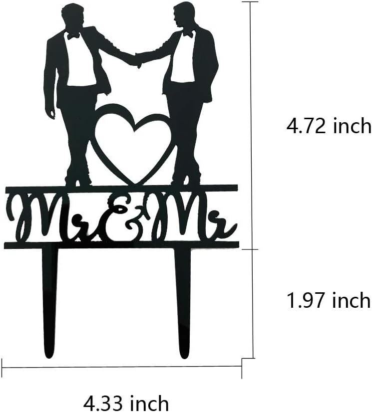 Mr & Mr Cake Topper, Black Acr – Men'S Grooming Gifts Bewertung und Preis