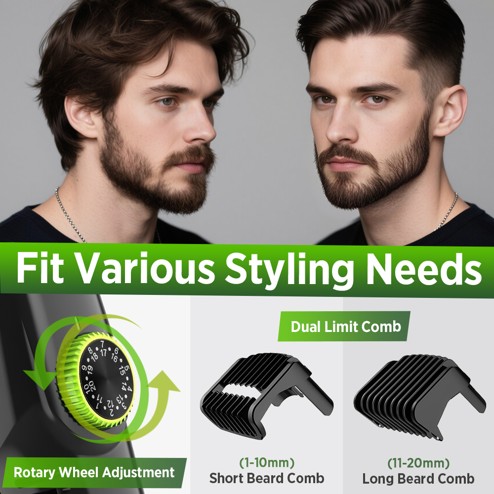Vacuum Beard Trimme Men's Bear – Grooming Men'S Eyebrows Bewertung und Preis