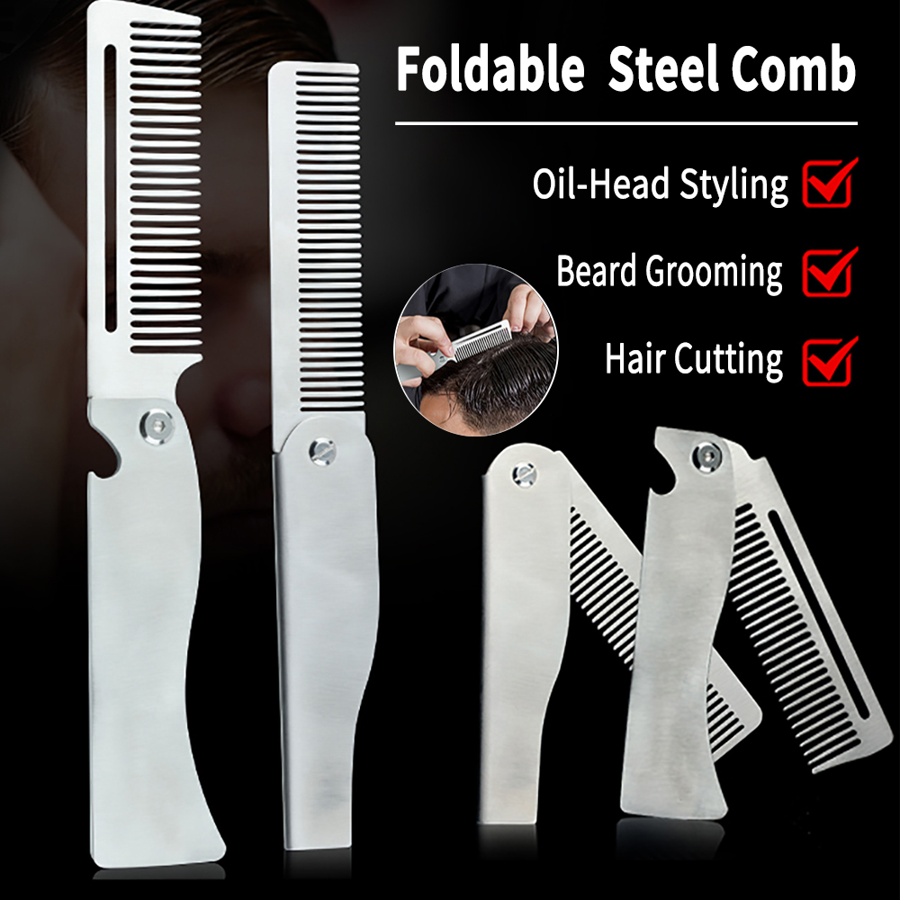 New Type 1/2PCS Portable Steel – Men'S Beard Grooming Bewertung und Preis