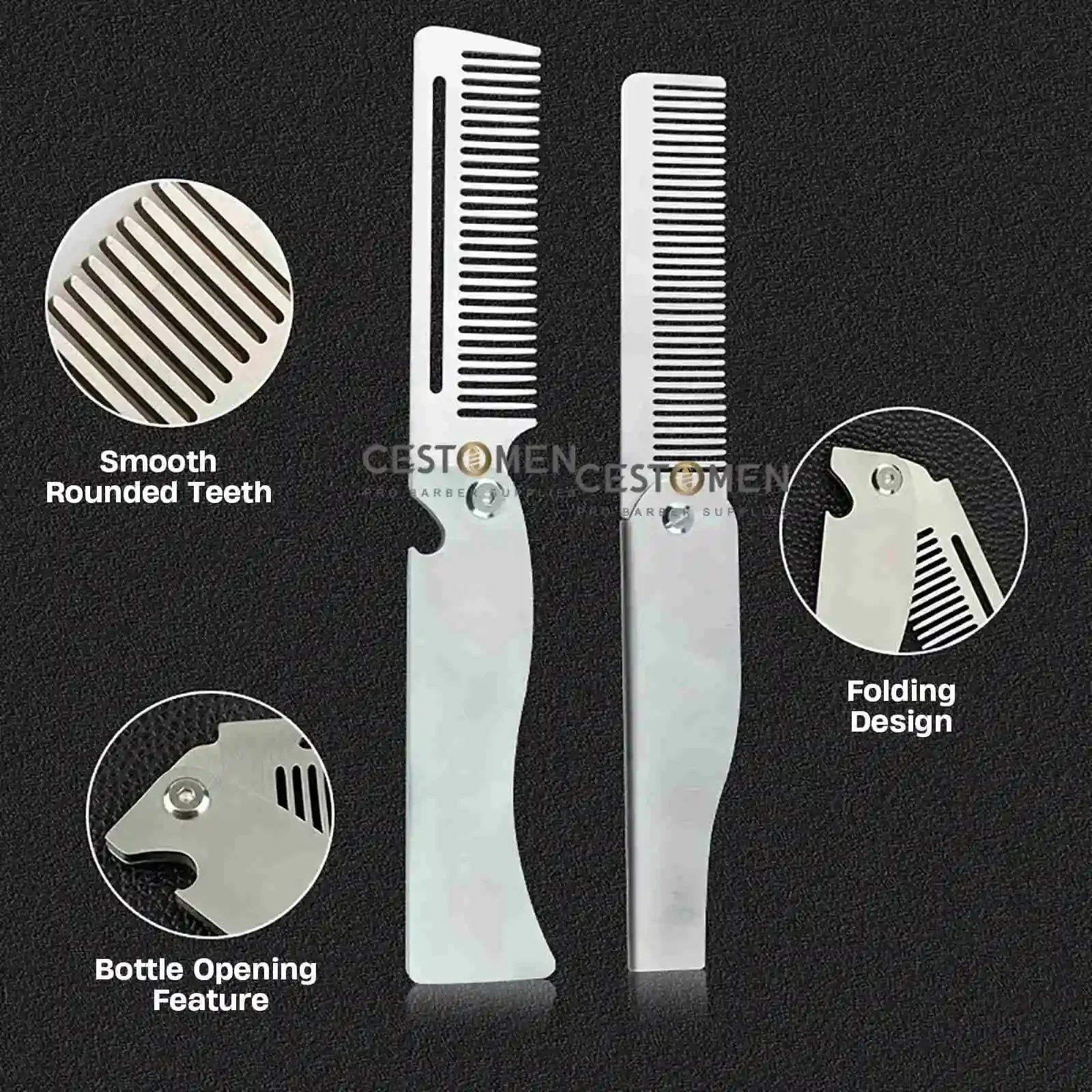 New Type 1/2PCS Portable Steel – Men'S Beard Grooming Bewertung und Preis
