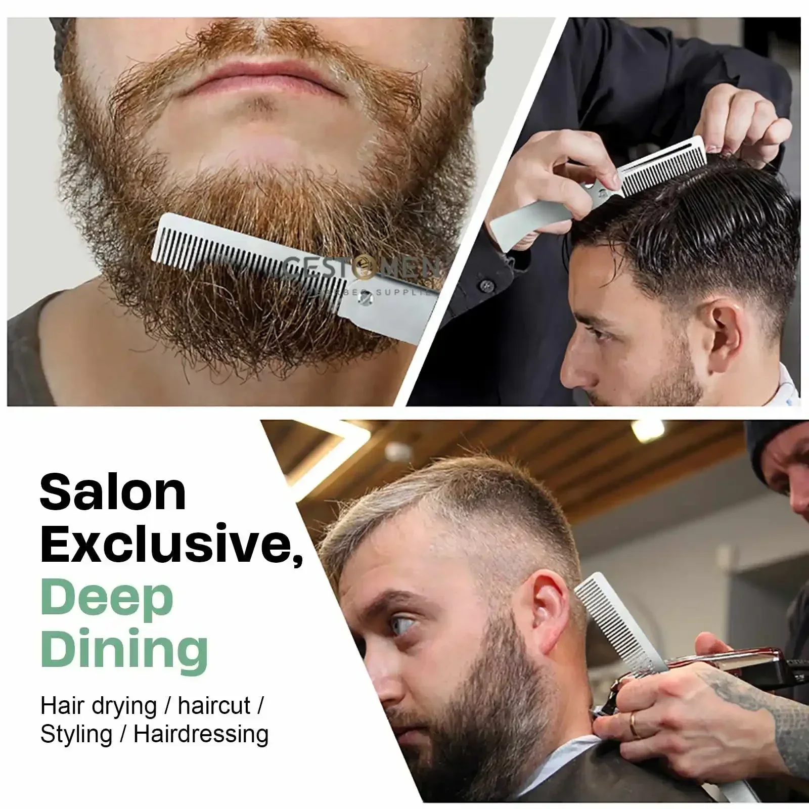New Type 1/2PCS Portable Steel – Men'S Beard Grooming Bewertung und Preis