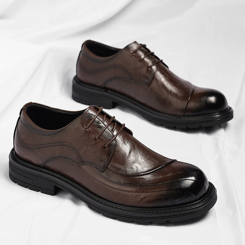 Brown Burnished Genuine Leathe – Men'S Grooming Daily Bewertung und Preis
