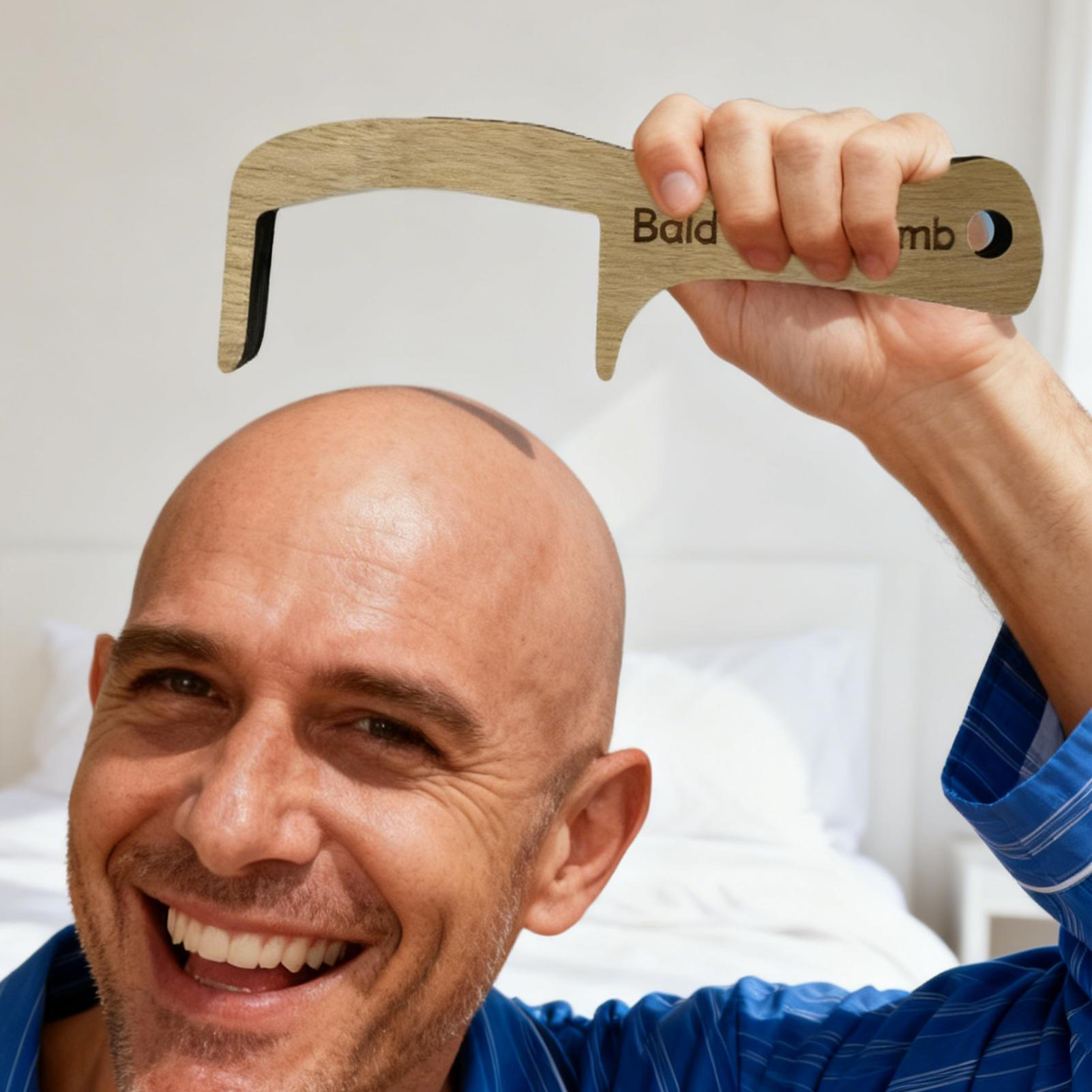 Wooden Bald Man Toothless Comb – Men'S Grooming Gifts Bewertung und Preis