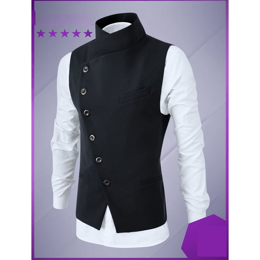 High-end Vest Male Black Fashi – Men'S Grooming Daily Bewertung und Preis