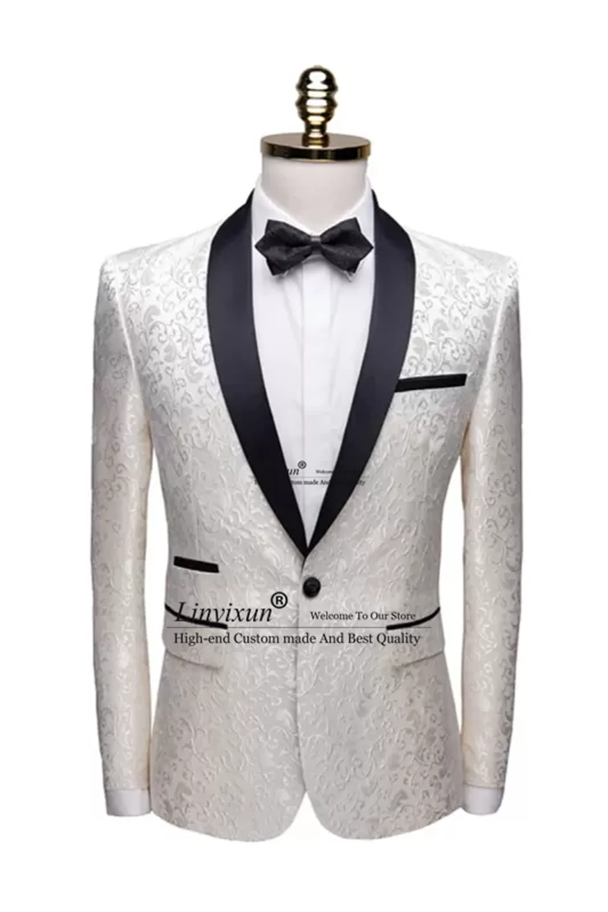 Fashion Jacquard Men Suit for  – Men'S Grooming Daily Bewertung und Preis