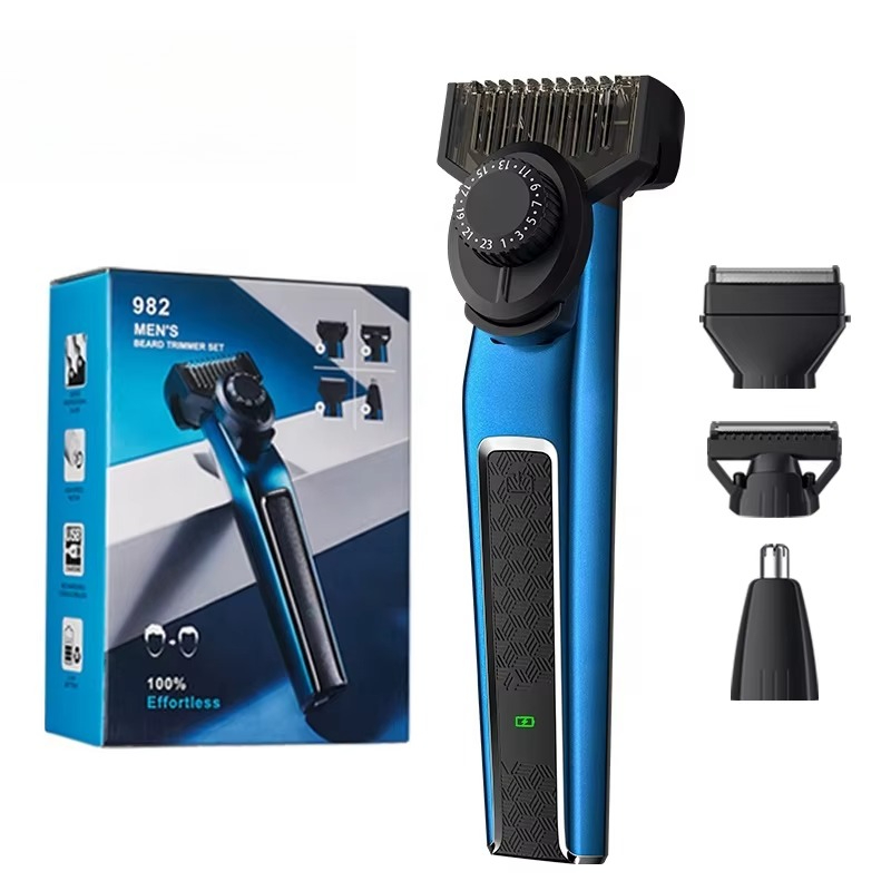 982 Men Beard Trimmer Set Hair – Grooming Men'S Eyebrows Bewertung und Preis