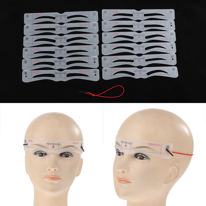 12Pcs Eyebrow Stencil Set Reus – Men'S Grooming Guide Bewertung und Preis
