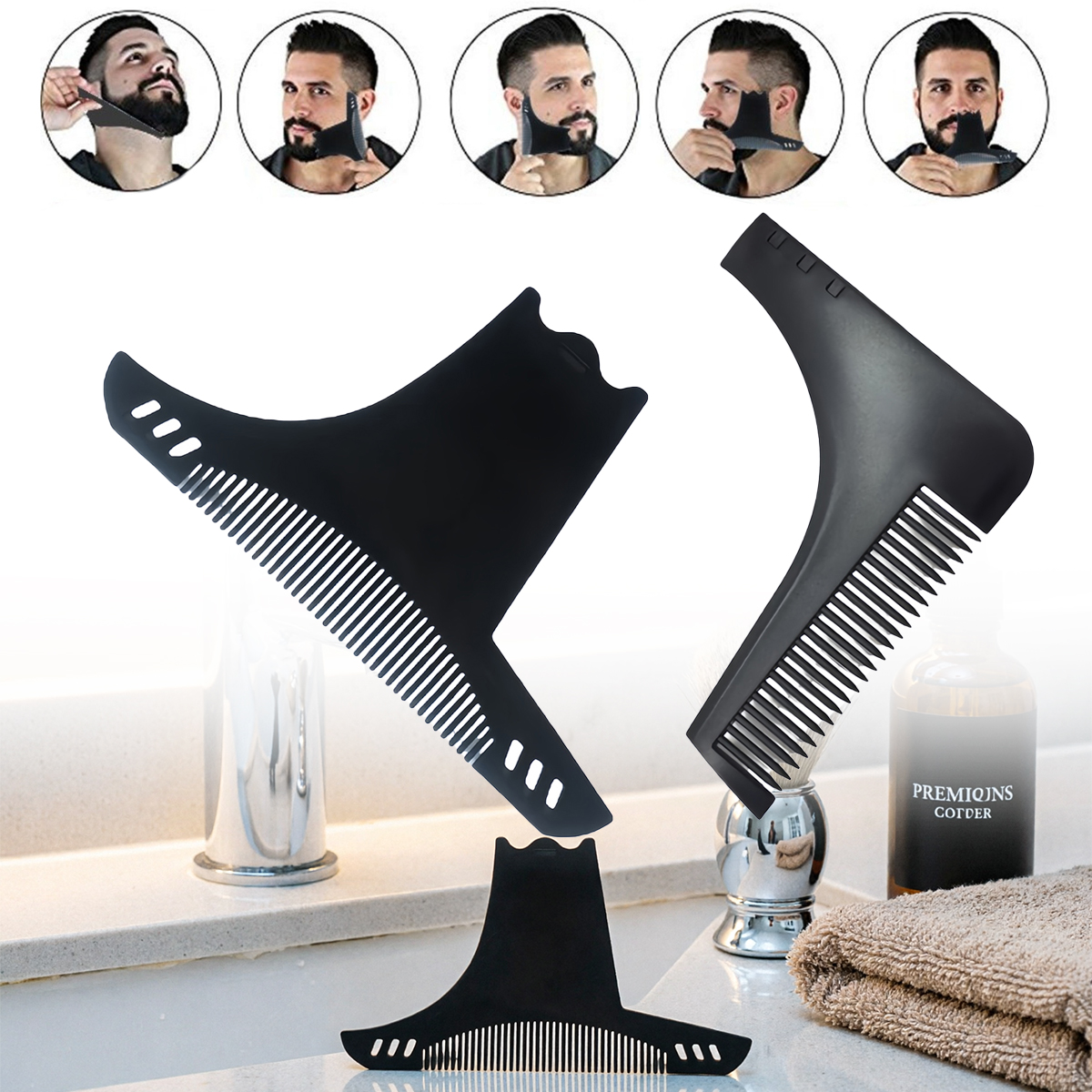 Beard Shaping Tool Non Slip Li – Men'S Grooming Guide Bewertung und Preis
