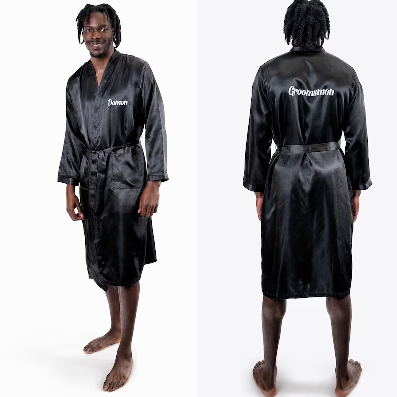 Mr Custom Robe Groom Satin Rob – Men'S Grooming Gifts Bewertung und Preis