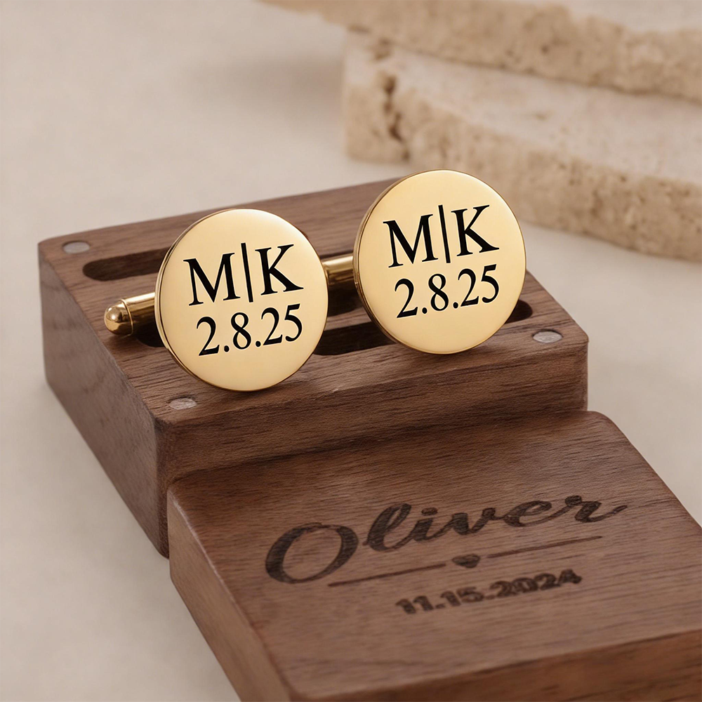 Custom Date Cufflinks Stainles – Men'S Grooming Gifts Bewertung und Preis