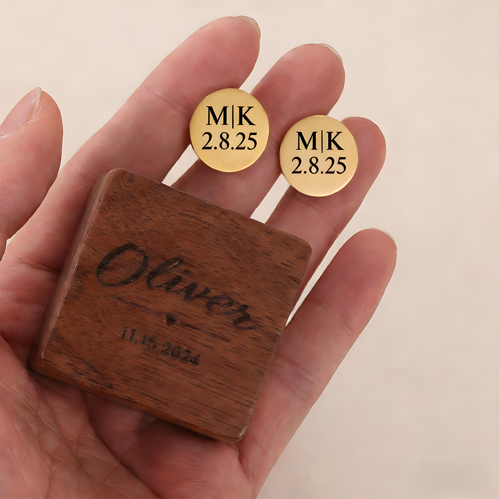 Custom Date Cufflinks Stainles – Men'S Grooming Gifts Bewertung und Preis