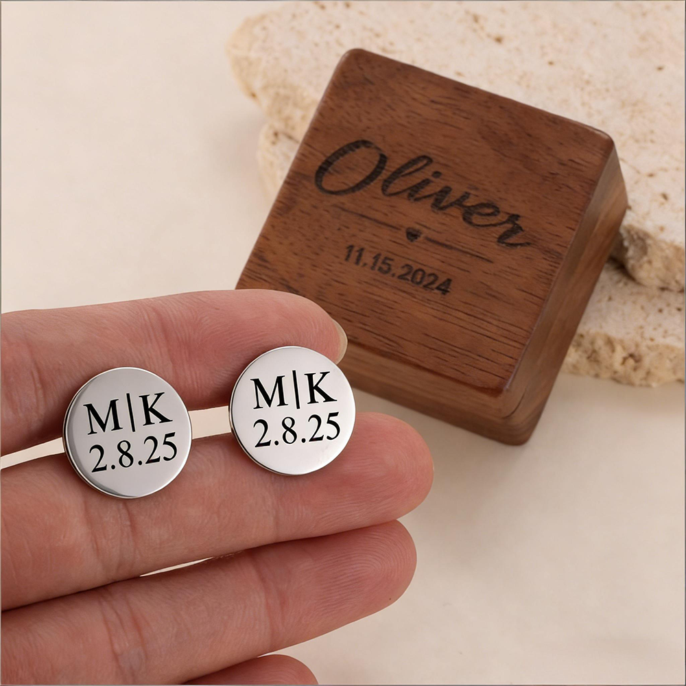 Custom Date Cufflinks Stainles – Men'S Grooming Gifts Bewertung und Preis