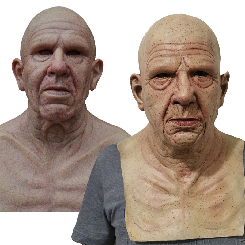 Realistic Bald Old Man Full He – Face Wash Mens Bewertung und Preis