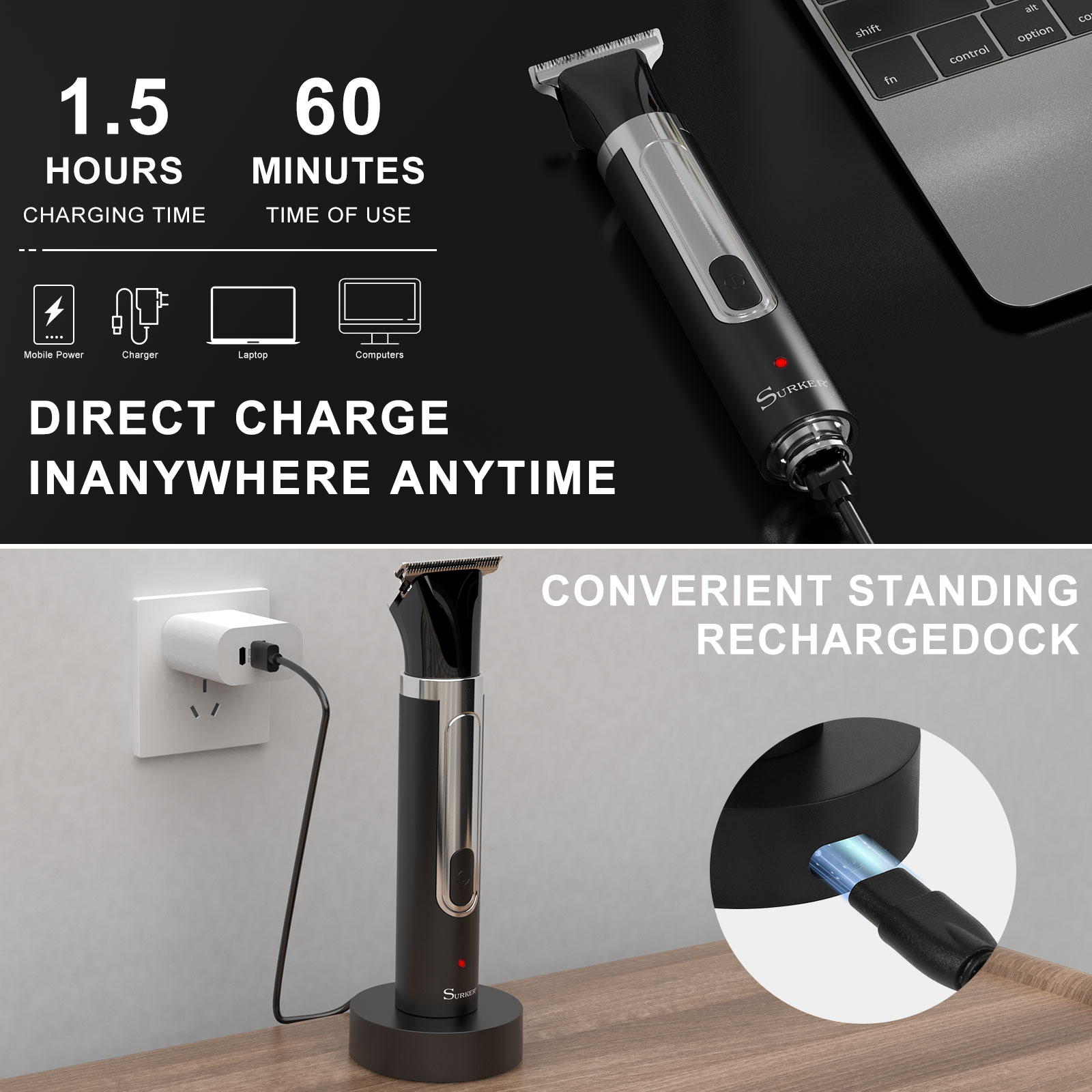 Surker 4-in-1 Shaver for Men G – Grooming Men'S Eyebrows Bewertung und Preis