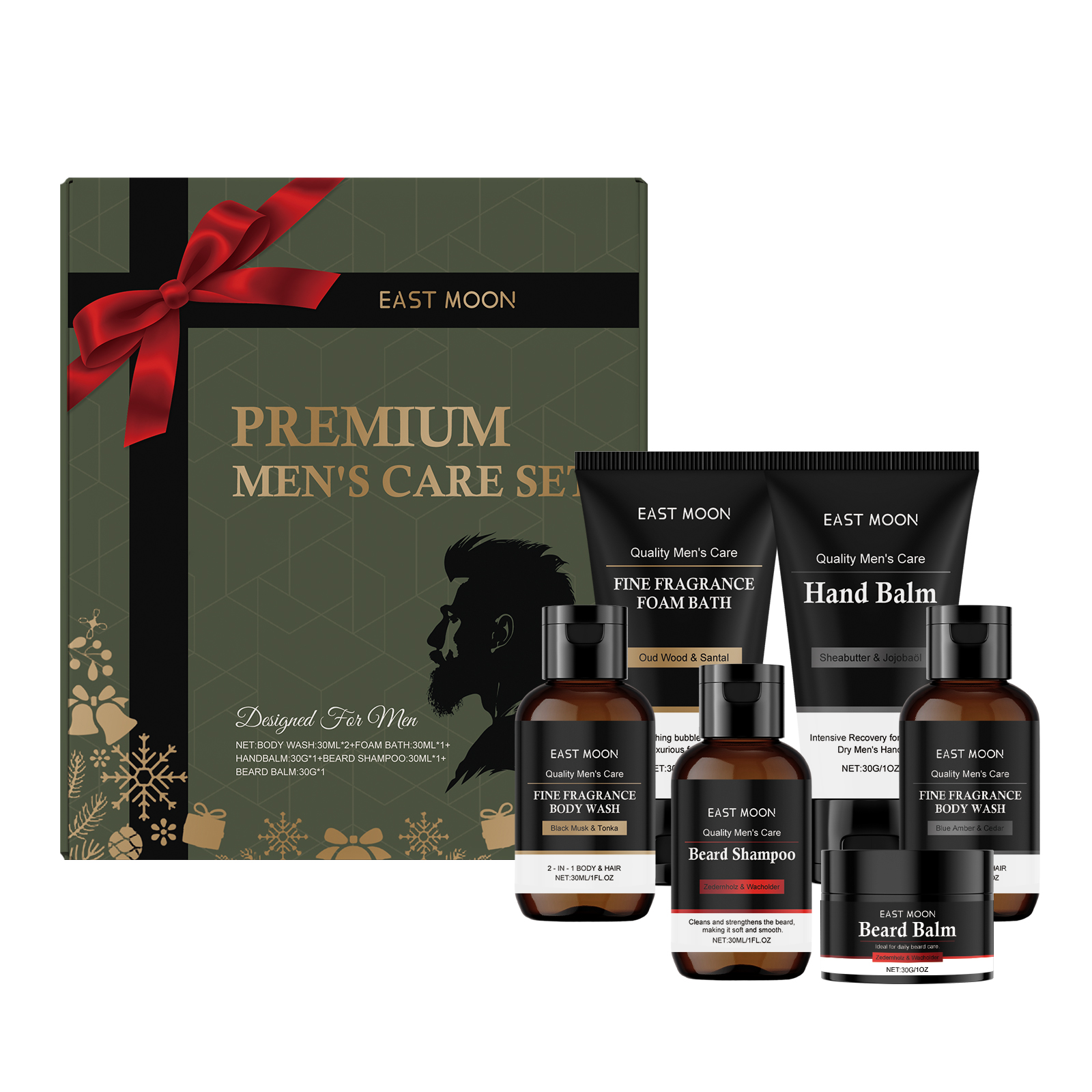 Men's Personal Care Set Beard  – Face Wash Mens Bewertung und Preis