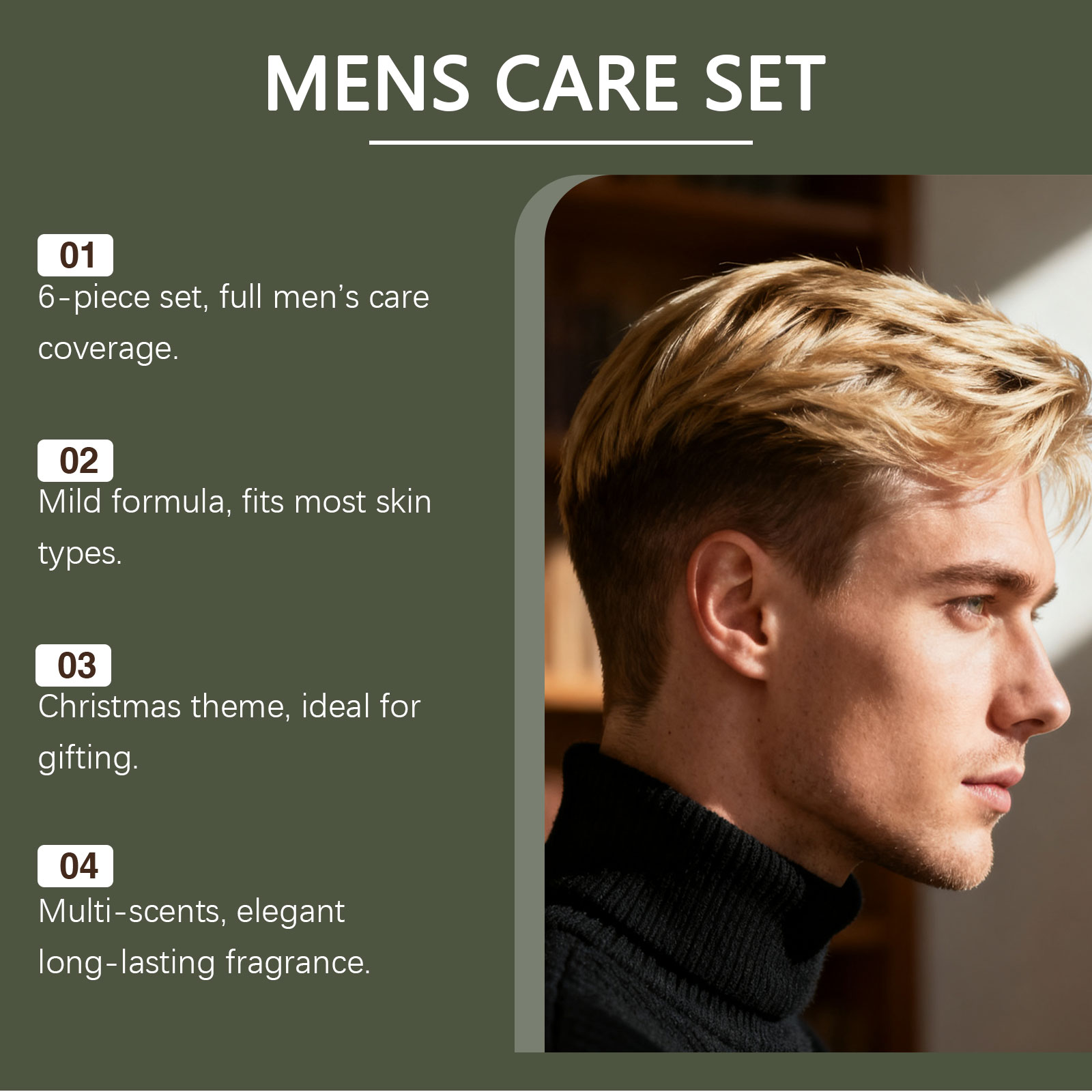 Men's Personal Care Set Beard  – Face Wash Mens Bewertung und Preis