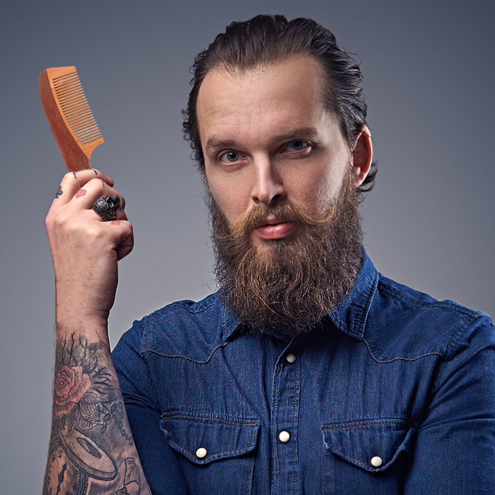Portable Beard Comb for Men Na – Men'S Grooming Daily Bewertung und Preis