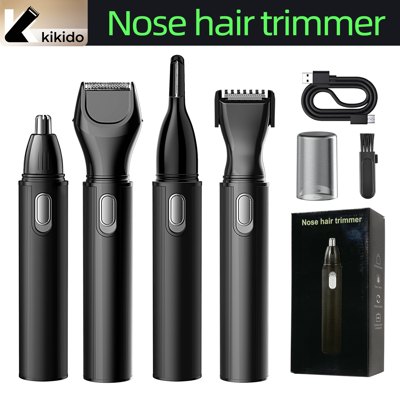 KIKIDO 4 in 1 Nose Hair Trimme – Grooming Men'S Eyebrows Bewertung und Preis