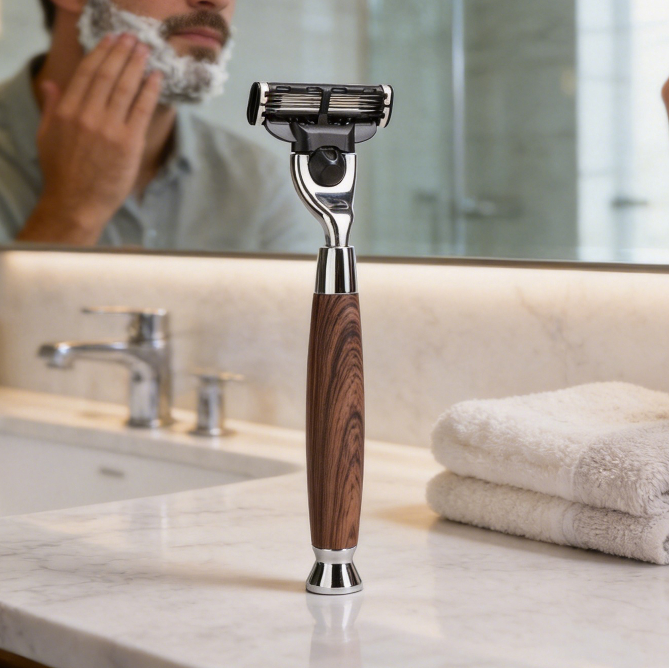 iRAZOR Classic Wood Grain Shav – Men'S Grooming Underarm Bewertung und Preis